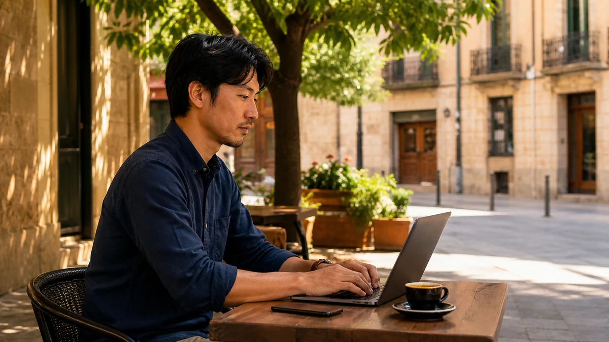 スペインのカフェやホテルで仕事をする人へ――NordVPNで整える外出先のネット環境